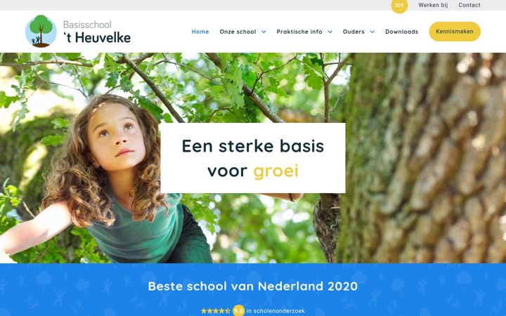 Posnetek zaslona heuvelke.nl