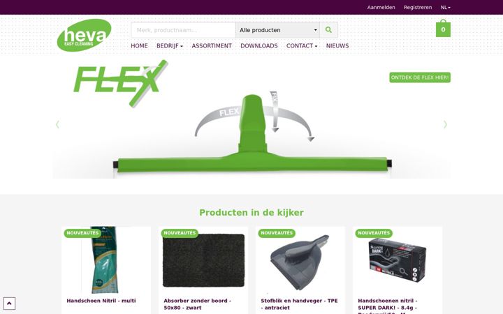 Screenshot of heva.be