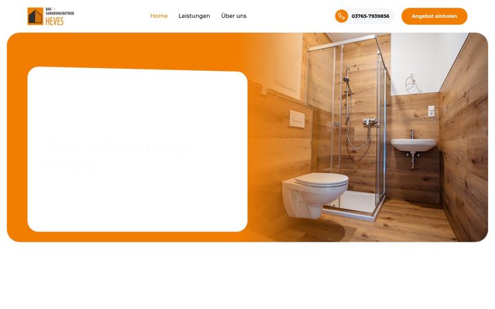 Screenshot of heves-bau.de