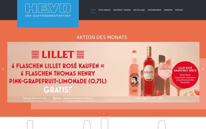 Screenshot of hevogmbh.de