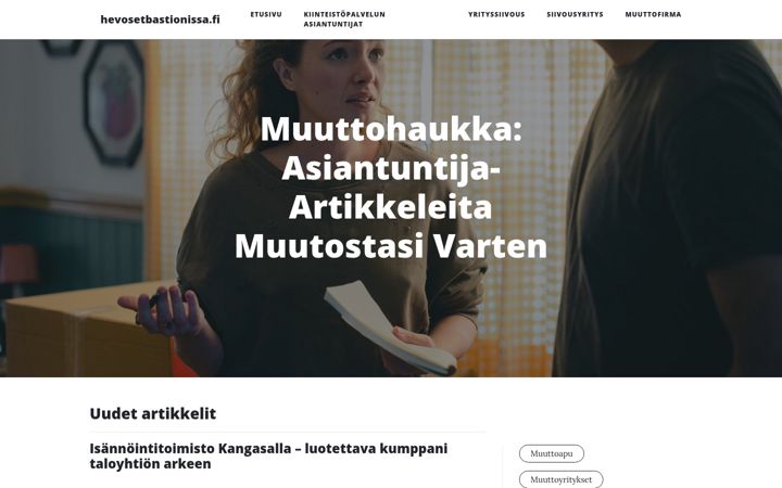 Screenshot of hevosetbastionissa.fi