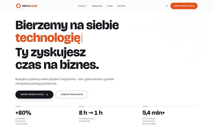 Screenshot of hexacode.it