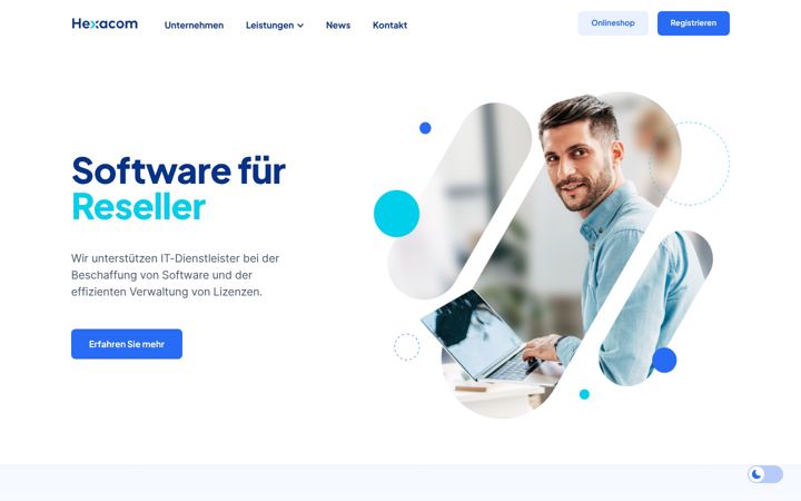 Screenshot of hexacom.de
