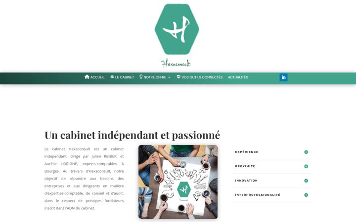 Screenshot of hexaconsult.fr