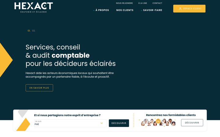 Screenshot of hexact.net