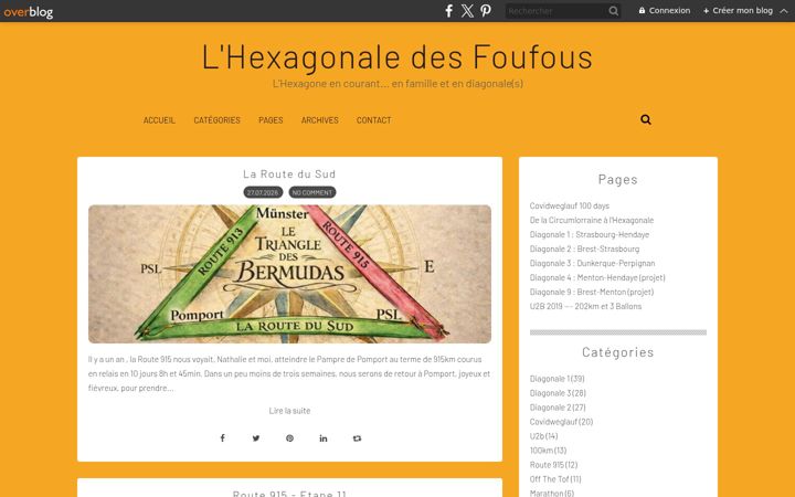 Screenshot of hexagonaledesfoufous.com