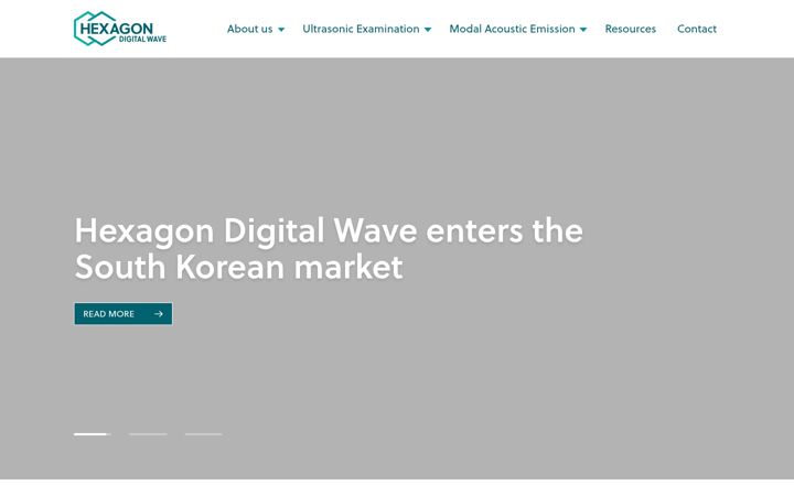Screenshot of hexagondigitalwave.com