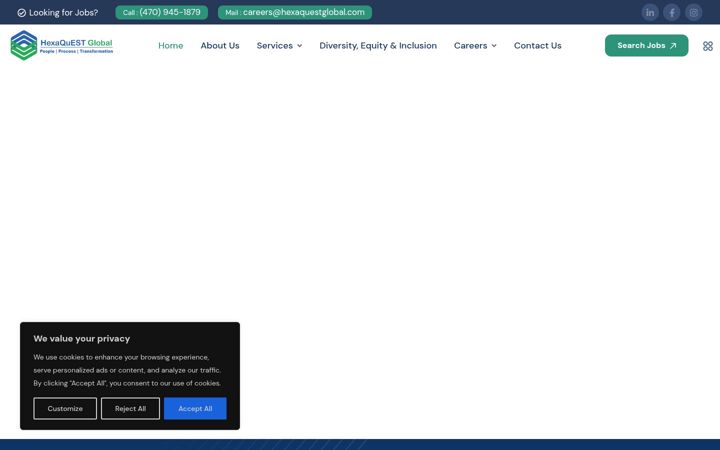Screenshot of hexaquestglobal.com