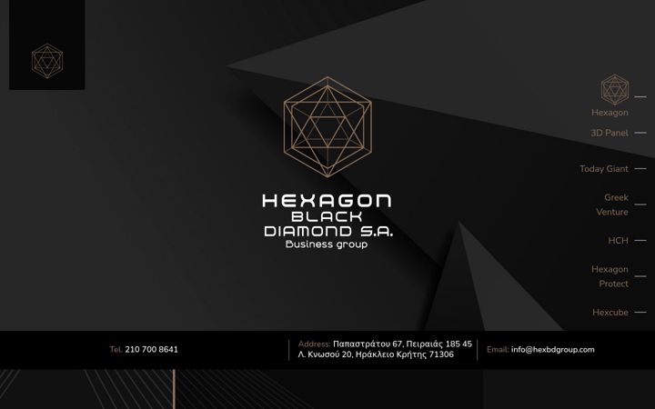 Screenshot of hexbdgroup.com