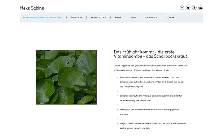 Screenshot of hexe-sabine.de