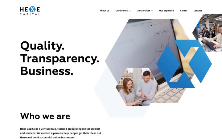 Screenshot of hexecapital.com