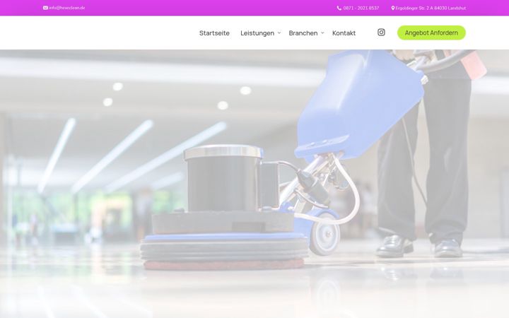 Skjermbilde av hexeclean.de