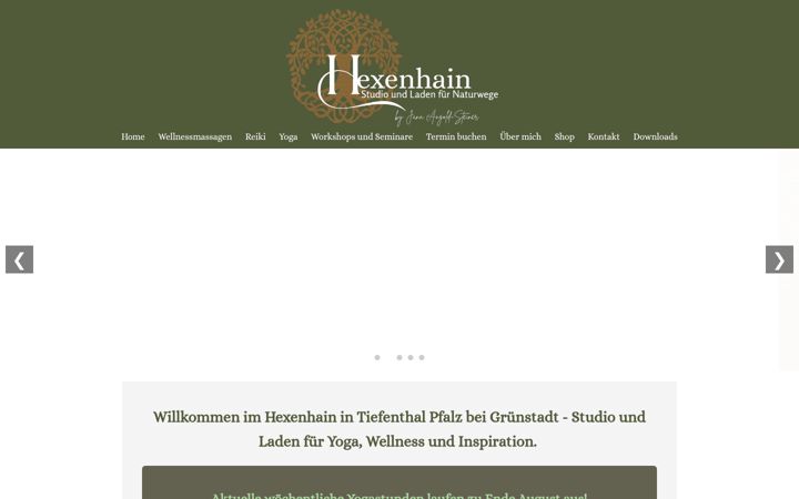 Screenshot of hexenhain.de