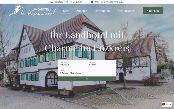 Screenshot of hexenwinkel.de