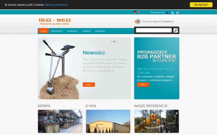 Screenshot of hexi-mexi.pl