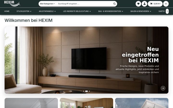 Screenshot of hexim.de