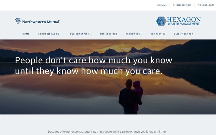 Screenshot of hexwealth.nm.com