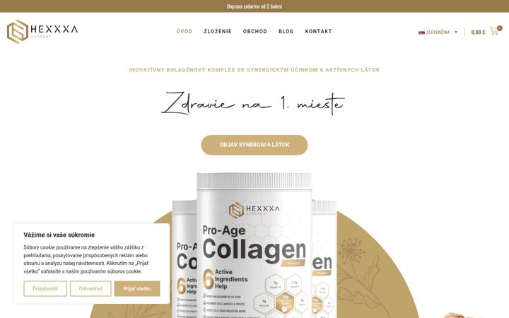 Screenshot of hexxxa.com