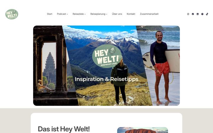 Screenshot of hey-welt.de