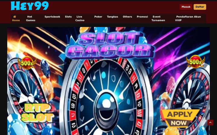 Screenshot of hey99.org