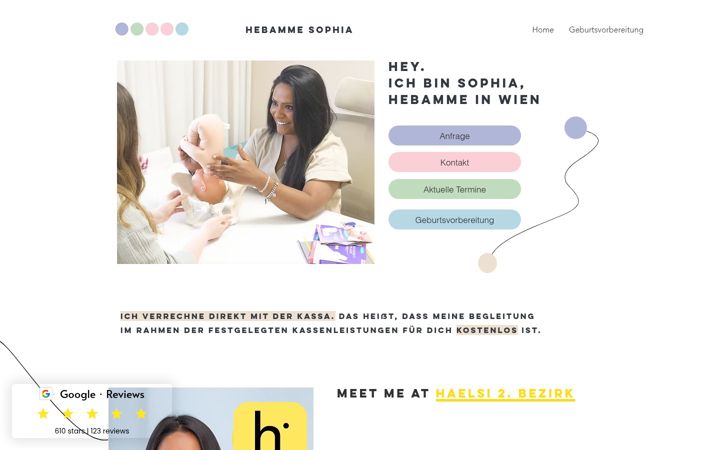 Screenshot of heybamme.com