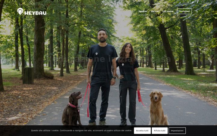 Screenshot of heybau.it