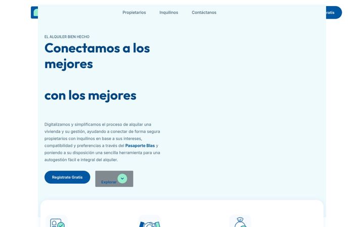 Screenshot of heyblas.com