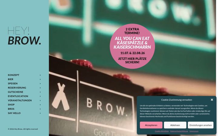 Screenshot of heybrow.de