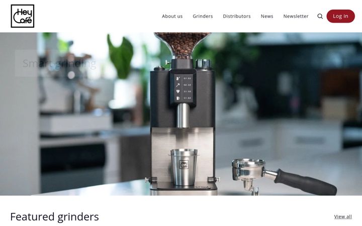 Screenshot of heycafe.com