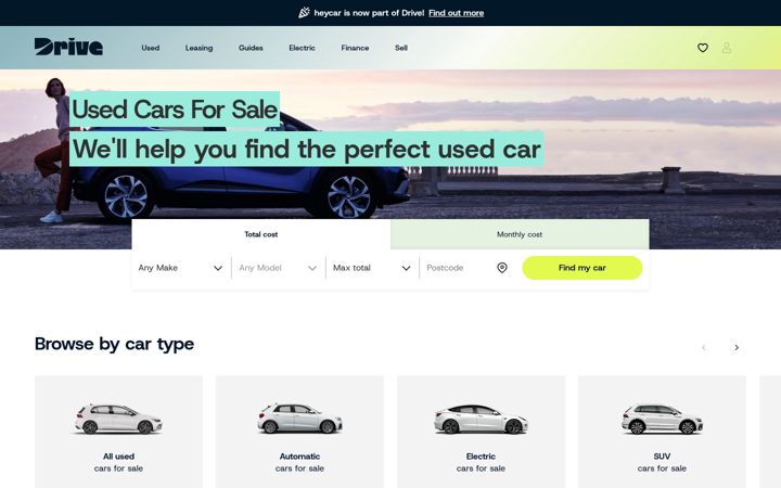 Screenshot of heycargroup.com
