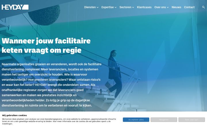 Screenshot of heydayfm.nl