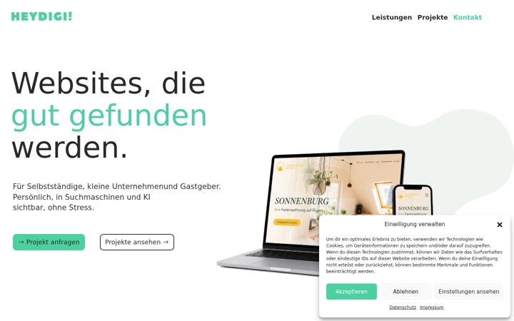 Screenshot of heydigi.de