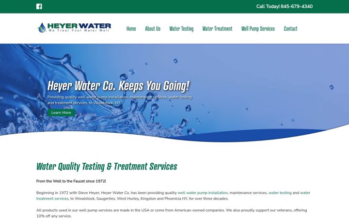 Screenshot of heyerwaterny.com