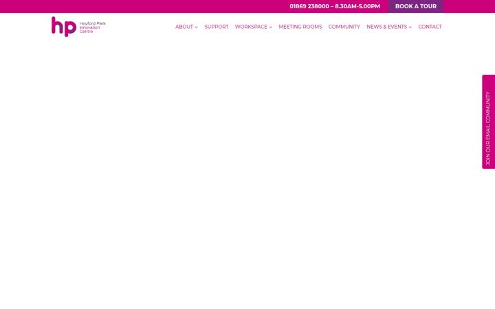 Screenshot of heyfordpark-ic.co.uk