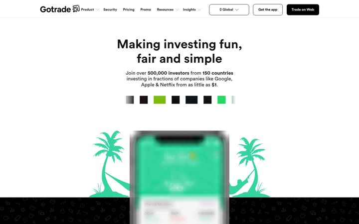 Kuvakaappaus sivustosta heygotrade.com