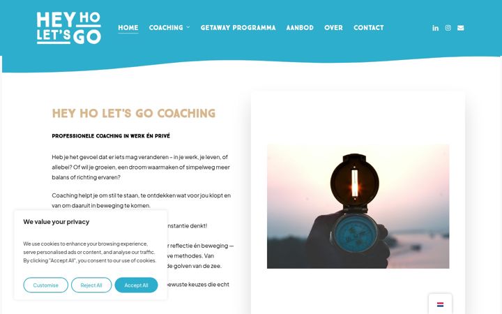 Screenshot of heyholetsgocoaching.nl