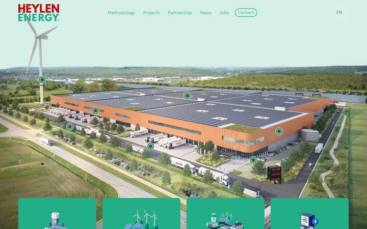Screenshot of heylenenergy.com