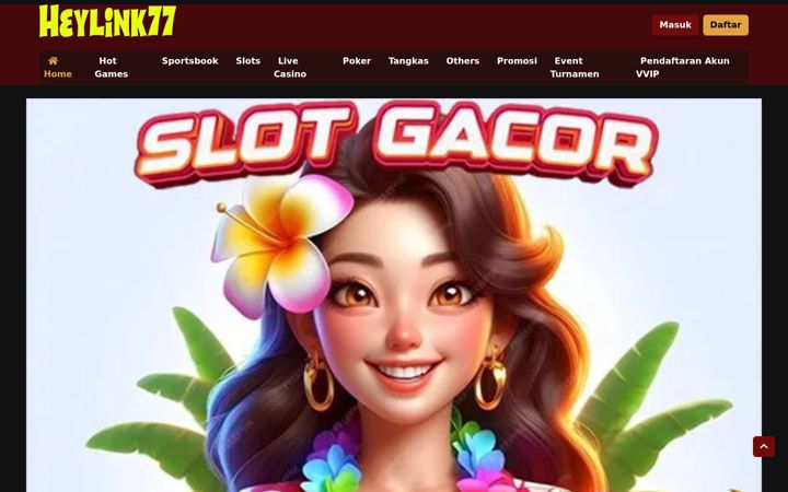 Screenshot of heylink77.com