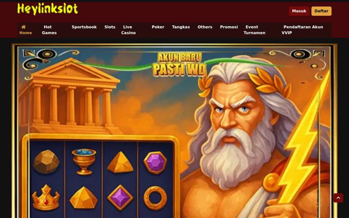 Screenshot of heylinkslot.net