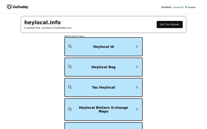 Screenshot of heylocal.info