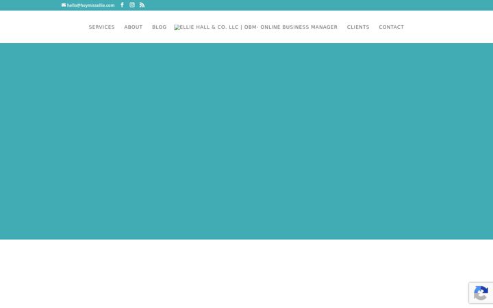 Screenshot of heymissellie.com