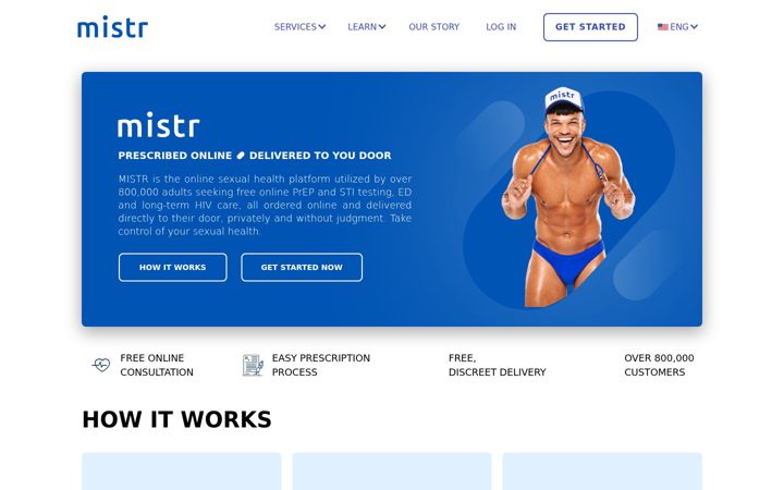 Screenshot of heymistr.com