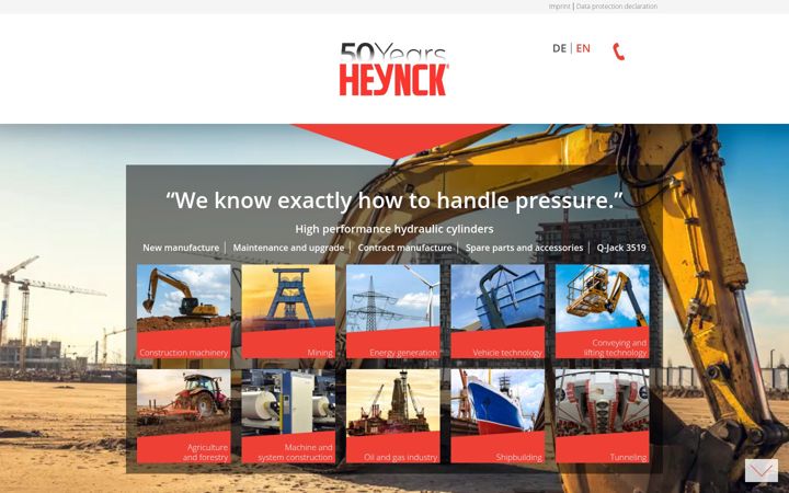Screenshot of heynck.de
