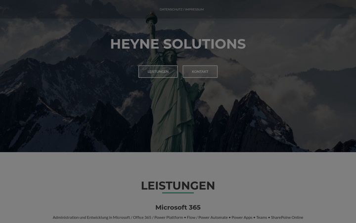 Screenshot of heyne-solutions.de