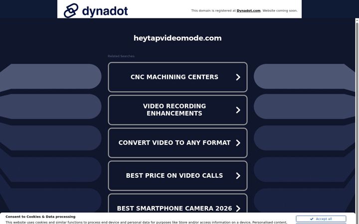 Screenshot of heytapvideomode.com