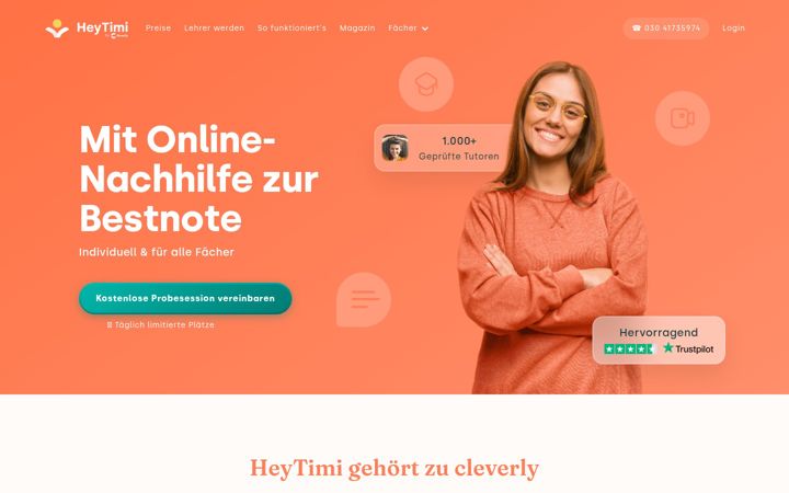 Screenshot of heytimi.de