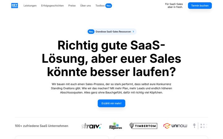 Screenshot of heytuesday.de
