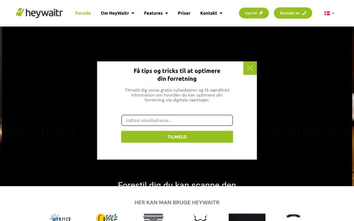Screenshot of heywaitr.com