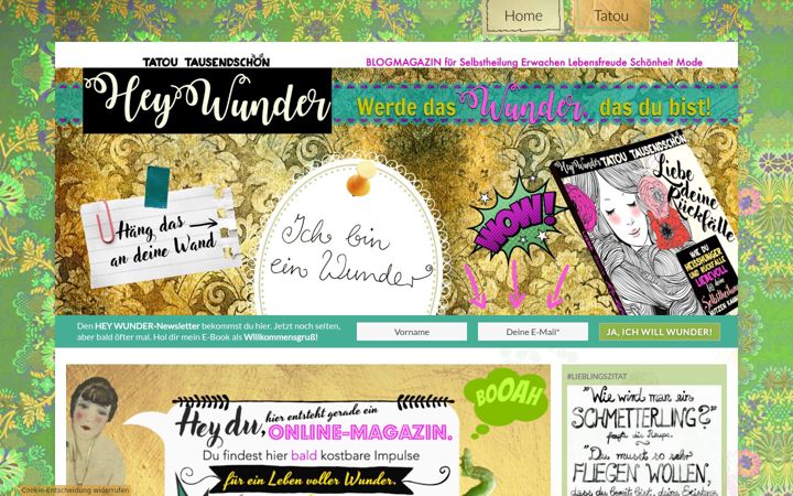 Screenshot of heywunder.com