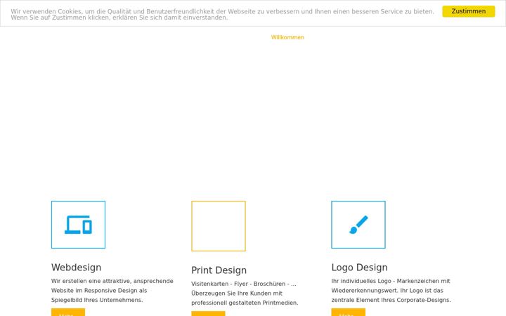 Screenshot of hezel-webdesign.de
